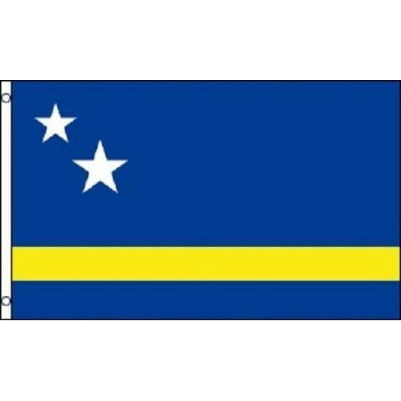 3x5 Curacao Flag Caribbean Island Banner Netherland Kingdom Pennant