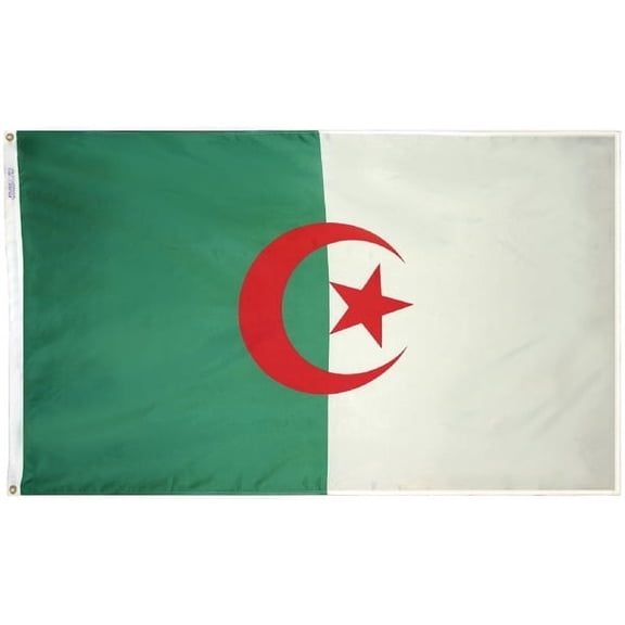 3x5' DURAWAVEZ ALGERIA NYLON FLAG CH&G