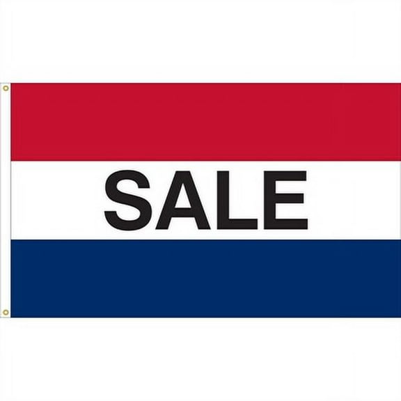 3x5' DURAWAVEZ "SALE" NYLON FLAG FINISHED WITH CH&G