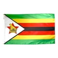 thumbnail image 1 of 3x5' DURAWAVEZ ZIMBABWE NYLON FLAG CH&G, 1 of 1