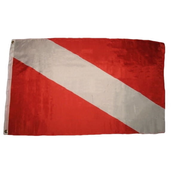 3x5 Diver Down Premium Flag 3'x5' House Boat Banner Grommets Super Polyester
