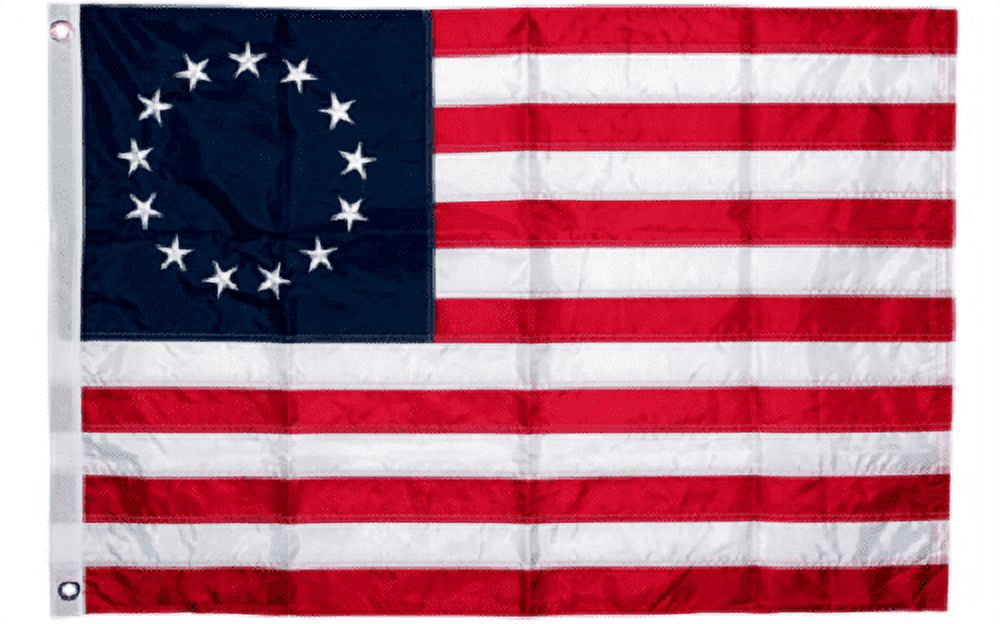 3x5 Embroidered Betsy Ross USA 200D Sewn Nylon Flag 5x3 Flag Banner (B4L)