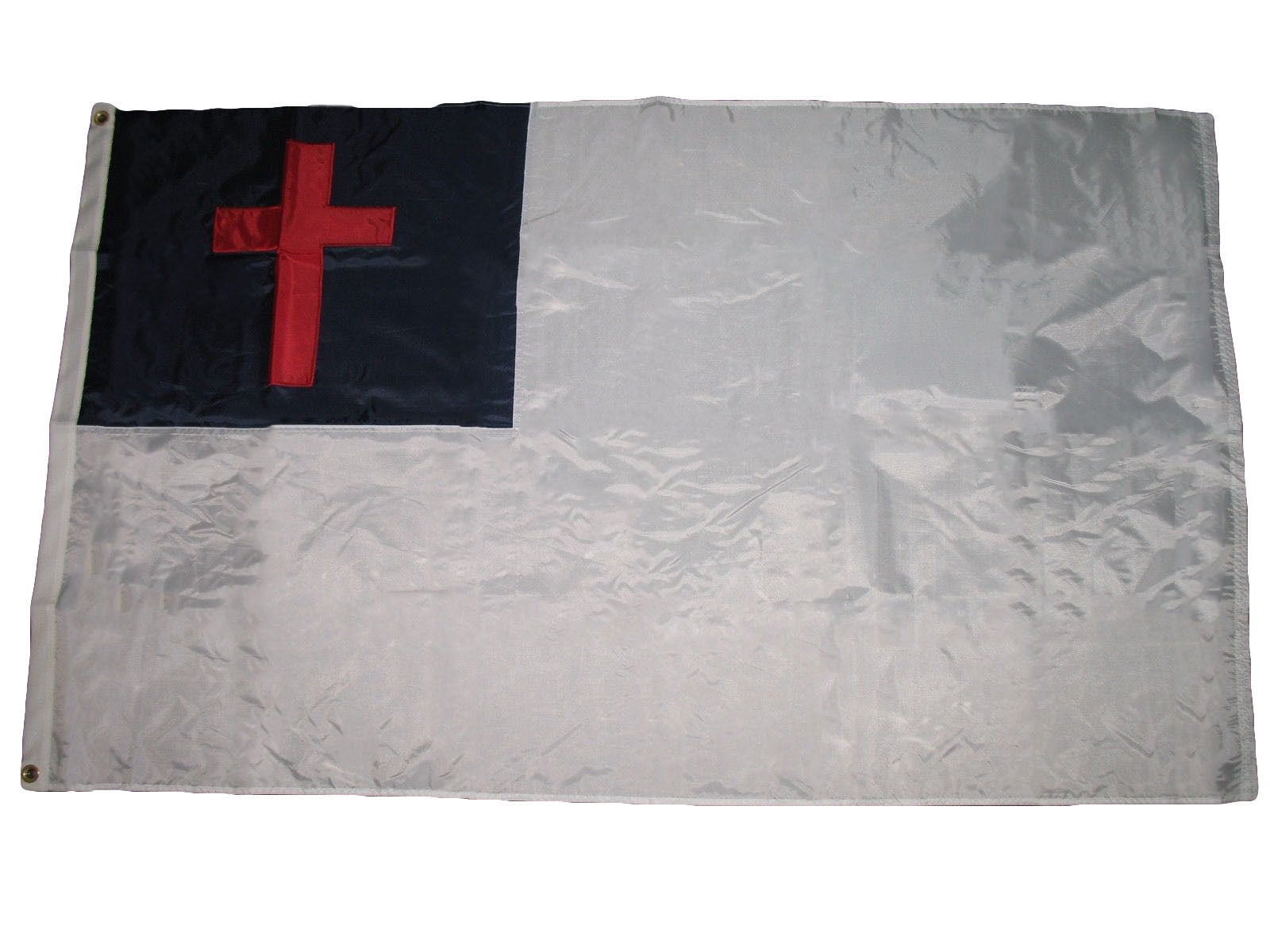 3x5 Embroidered Christian Christ Cross 200D Sewn Nylon Flag 3'x5' Made in USA