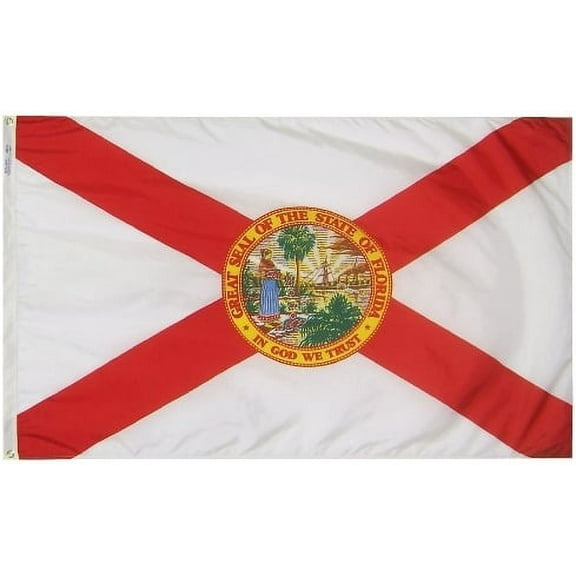 3x5' Florida Heavy Weight Nylon Flag From All Star Flags
