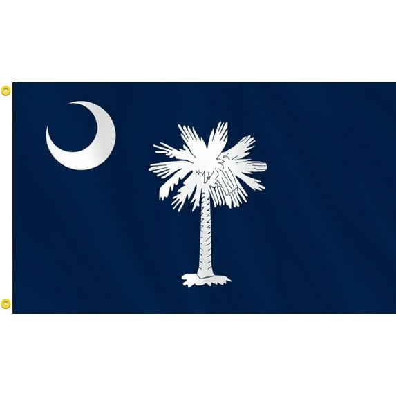 3x5 Foot (90x150 cm) South Carolina State Polyester Indoor/Outdoor Flag