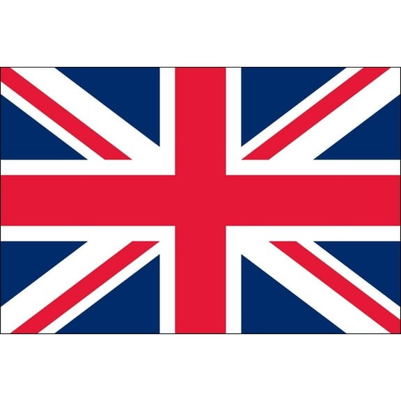 3x5 Foot (90x150 cm) United Kingdom International Polyester Indoor/Outdoor Flag
