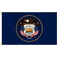 thumbnail image 1 of 3x5 Foot (90x150 cm) Utah State Polyester Indoor/Outdoor Flag, 1 of 1