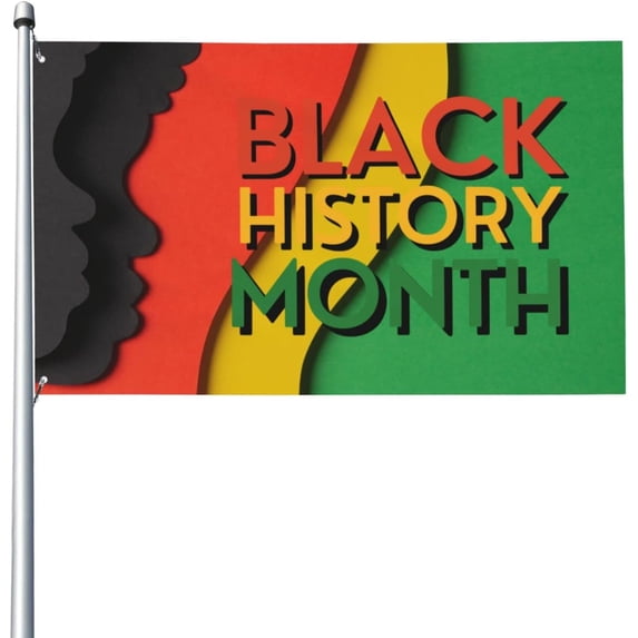 3x5 Ft Black History Month Flag Sign African American Flag Banner Mlk ...
