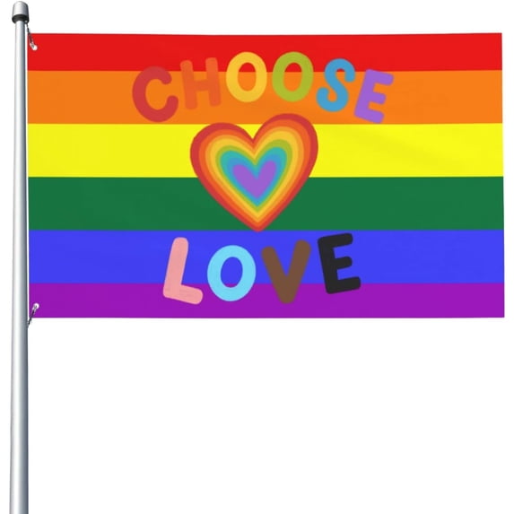 3x5 Ft Flag Lgbt Pride Sign Lgbtq Gay Banner Vivid Color And Fade Proof Lesbian Pansexual Rainbow For Wall With Metal Eyelets No Pole Gi For Gay Pride Stuff