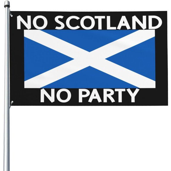 3x5 Ft Flags Scottish Fan Scotland Flag flag No Scotland No Party Flag One Sided Yard Sign Garden Banner