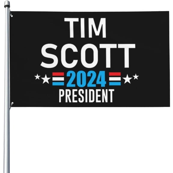 3x5 Ft Flags Tim Scott For President 2024 Election Flag Garden flag House Flag Banner Tapestry Outdoor Yard flag