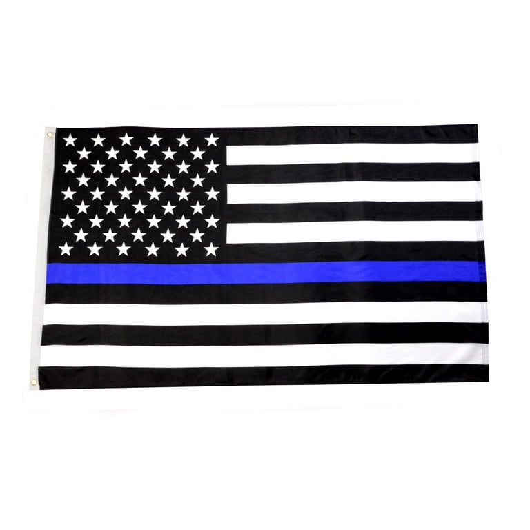 3x5 Ft. Blue Lives Matter US Flags 3x5 Ft. Blue Lives Matter US Flags