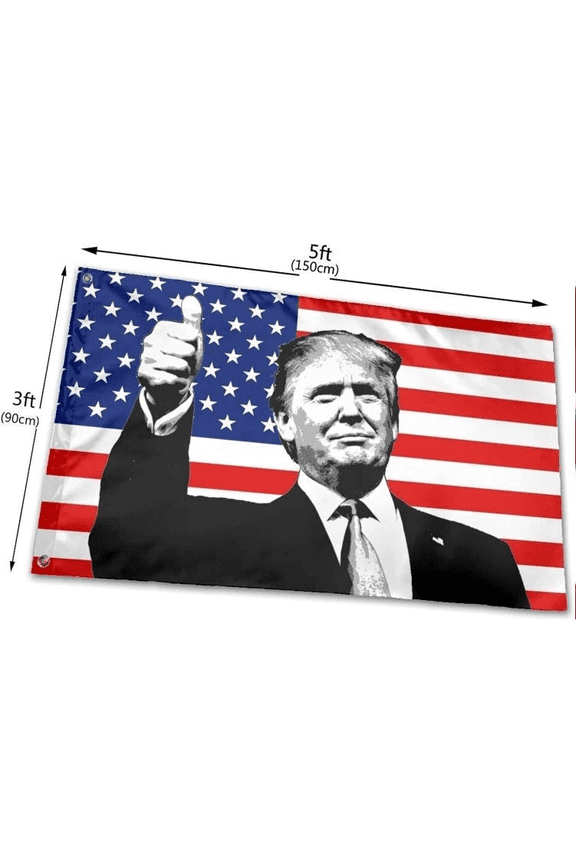 3x5 Ft Patriotic Thumbs Up Flag - 100D Polyester with Grommets