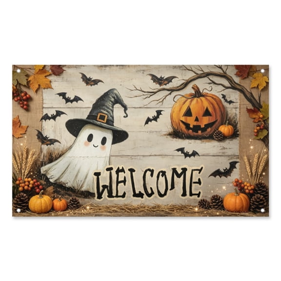 Xiyadun 5 ft x 3 ft Polyester Halloween Weatherproof Outdoor Flag