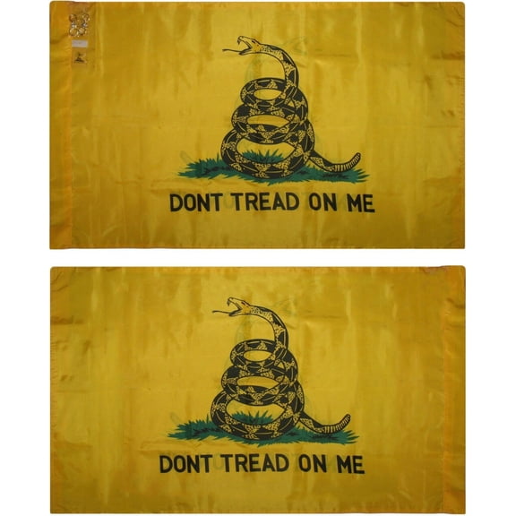 3x5 Gadsden Culpeper Culpepper Double Sided Nylon 2ply Flag w/ Sleeve & Pin