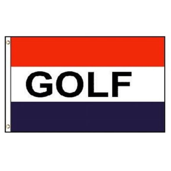 3x5 Golf Poly Flag Banner Brass Grommets