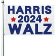 3x5 Harris Waltz Flag Double Sided Harris Waltz 2024 Garden Flag Kamala