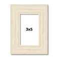 thumbnail image 1 of 3x5 In Frame White Real Wood Picture Frame Width 1.5 inches | Interior Frame Depth 0.5 inches |, 1 of 8