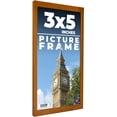 thumbnail image 1 of 3x5 In Honey Brown Real Wood Picture Frame Width 0.75 inches | Interior Frame Depth 0.5 inches |, 1 of 8