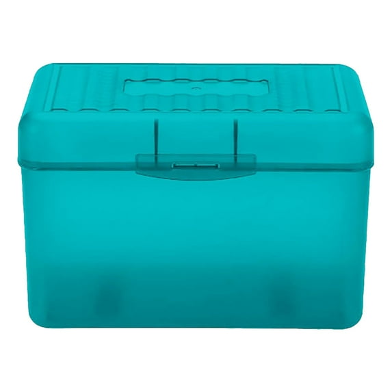 3x5 Inch Index Card Holder - PP Material, Holds 250-300 Cards, Flip Top Snap-Lock, Translucent, 6 Colors, Versatile Storage