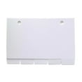 thumbnail image 1 of 3x5 Inch Lined Index Card Folder with Ring Holder Dividers Includes 100 Ruled Cards Index Card Organizer with Ring, 3x5 Lined Cards, 100-Card Index Set, Divided Index Card Holder(White), 1 of 6
