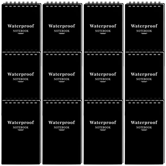 3x5 Inch Pocket Notebooks, 12 Pack Mini Top Spiral Notepads, College Ruled Lined Paper