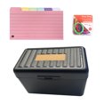 3x5 Inches Cards Divider Card Colored Indexes Paper Lined Pattern Cards ...