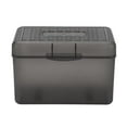 thumbnail image 1 of 3x5 Index Card Holder with 100 Heavyweight Ruled Index Cards and 25 Plastic Dividers, TealGray C, 1 of 8