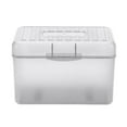 thumbnail image 1 of 3x5 Index Card Holder with 100 Heavyweight Ruled Index Cards and 25 Plastic Dividers, TealWhite C, 1 of 8