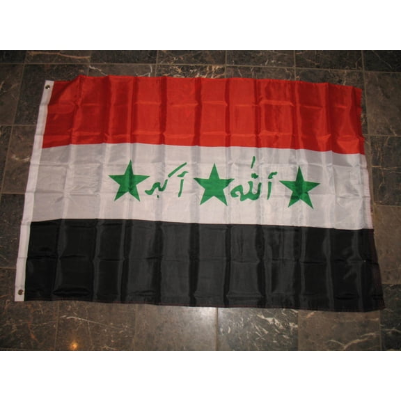 3x5 Iraq 2004-2008 Arabic 100D Polyester Flag