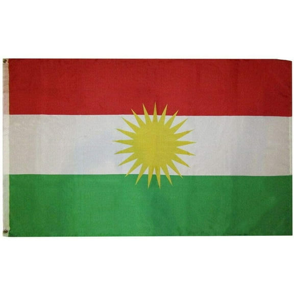 3x5 Kurdistan Oxford Polyester Flag