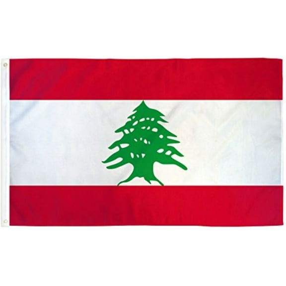Lebanon Flag 3x5ft Poly