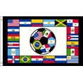 thumbnail image 1 of 3x5 National ( International ) Soccer Sports Flag 3'x5' House Banner Grommets, 1 of 2