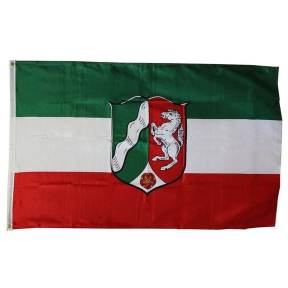 3x5 North Rhine Westphalia Flag German State Banner Germany Pennant Fade Proof