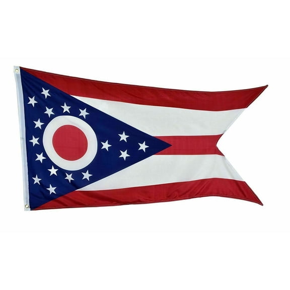 3x5 Ohio Flag State of Ohio Flag Banner FAST USA SHIPPING 100D FABRIC