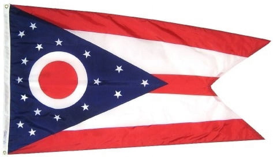 3x5' Ohio Heavy Weight Nylon Flag From All Star Flags