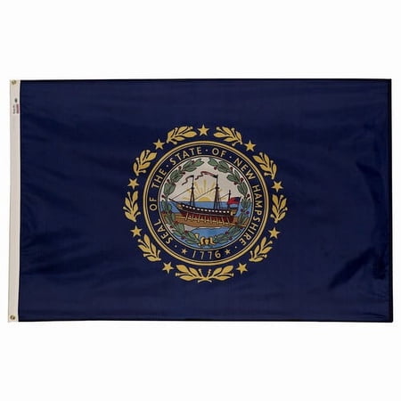 3x5' POLYWAVEZ NEW HAMPSHIRE POLY II FLAG CH&G
