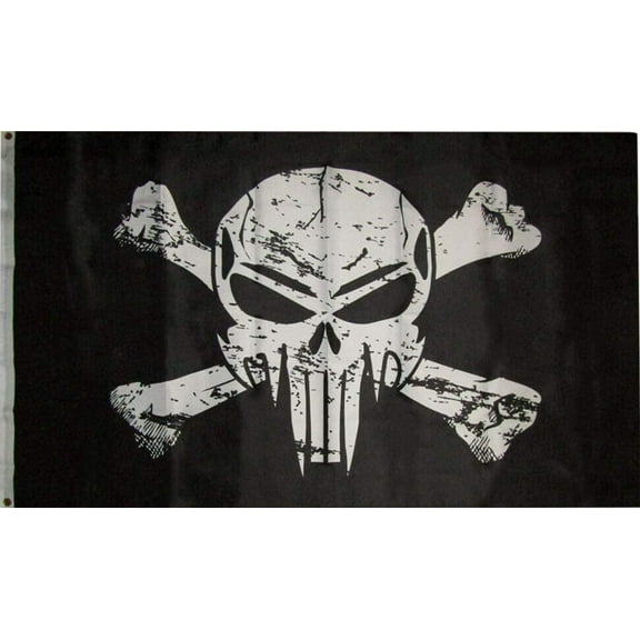 3x5 Pirate Storm Trooper Demon Skull Poison Pirate Black Flag Banner