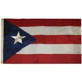 thumbnail image 1 of 3x5 Puerto Rico Rican Dark Blue 3'x5' 210D Nylon Embroidered Flag (RUF), 1 of 6