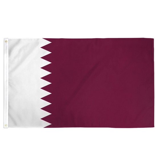 3x5 Qatar Flag 3'x5' Banner Brass Grommets Premium Polyester Fade Resistant