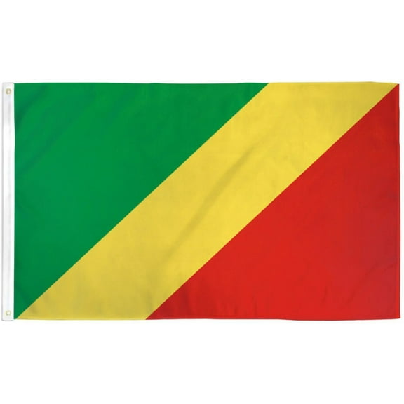 3x5 Republic of the Congo Flag Africa Banner Country Pennant Kongo