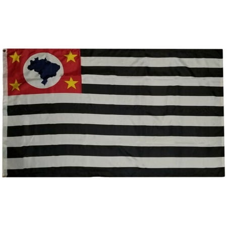 3x5 Sao Paulo Brazil 100D Woven Poly Nylon 3'x5' Flag Banner GROMMETS