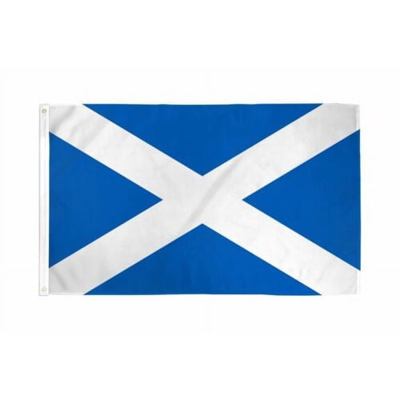 3x5 Scotland Cross Premium 210D 3'x5' Knitted Poly Nylon DuraFlag Banner (FI)