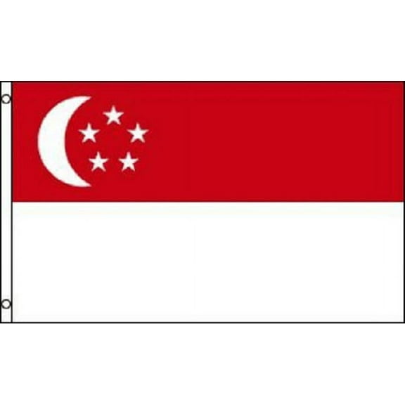 3x5 Singapore Flag Country Banner Asian Pennant Indoor Outdoor New