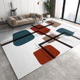 thumbnail image 1 of Minimalist Nordic Style Area Rug, with Irregular Geometry Indoor Non-Slip Carpet, Entryway Rug Non-Shedding with Non-Slip for Bedside Nursery Office Bedroom Living Room 3x5ft, 1 of 7
