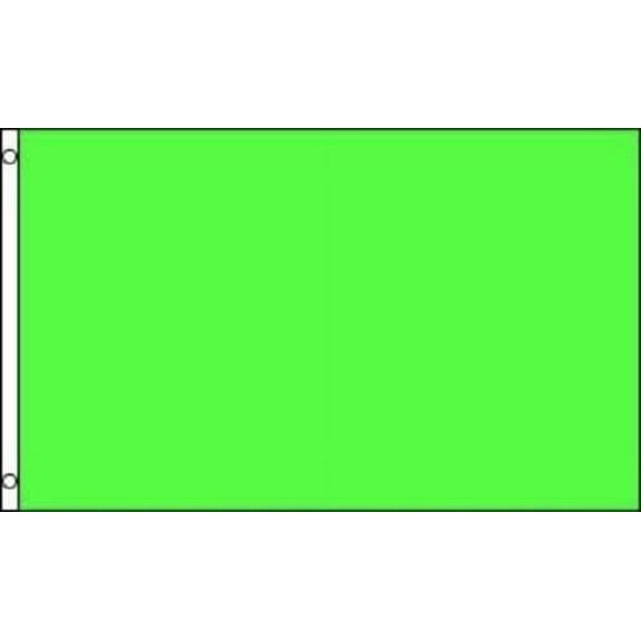 3x5 Solid Color Neon Green Plain Flag 3'x5' House Banner grommets polyester 100D