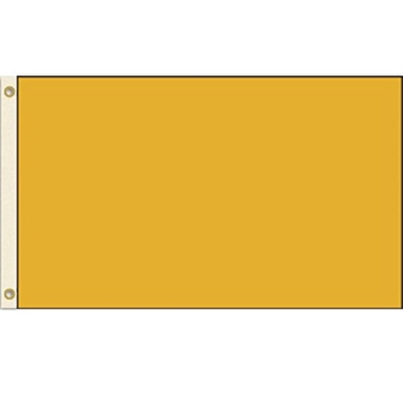3x5 Solid Plain Gold Printed 210D Nylon Flag 3'x5' Advertising Banner