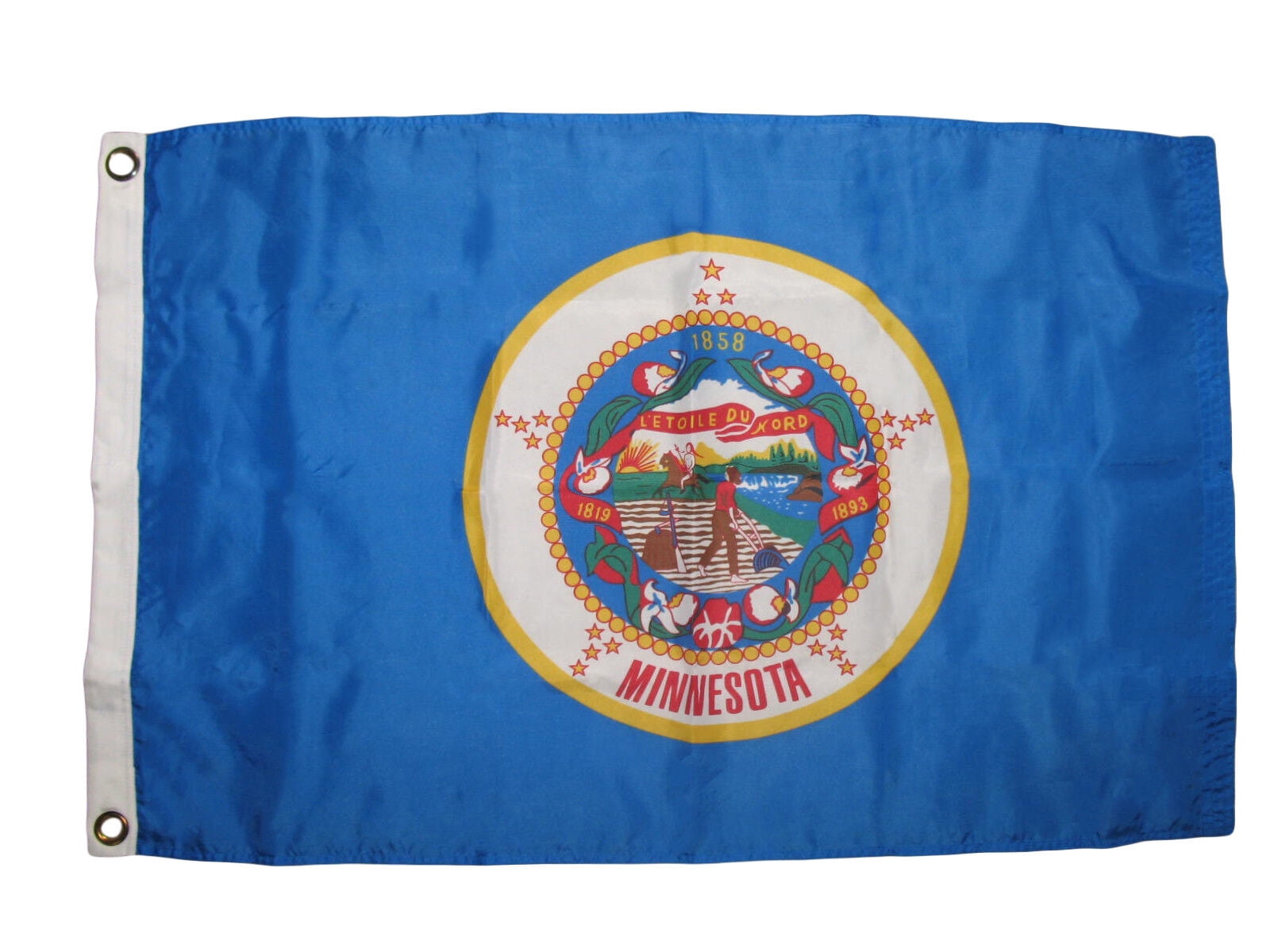 Minnesota State Flag 3x5 ft Heavy Duty Polyester with Brass Grommets