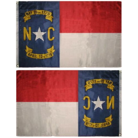 3x5 State of North Carolina Flag Grommets Banner Indoor Outdoor Polyester 100D