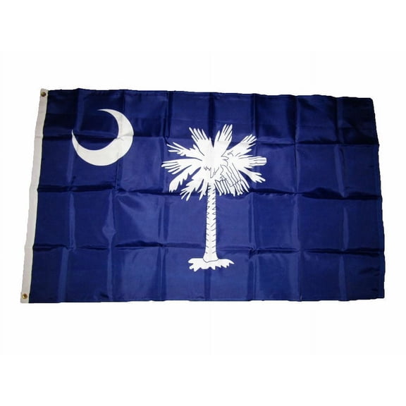 3x5 State of South Carolina SC 210D Nylon Flag 3'x5' 2 Clips (Heavy Duty)
